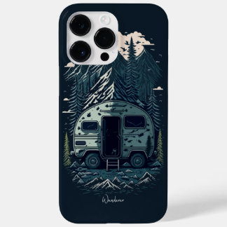 De nomadische Wanderer's Camping Car Avontuur Case-Mate iPhone 14 Pro Max Hoesje