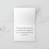 De nombreuses façons de dire merci (Intérieur)