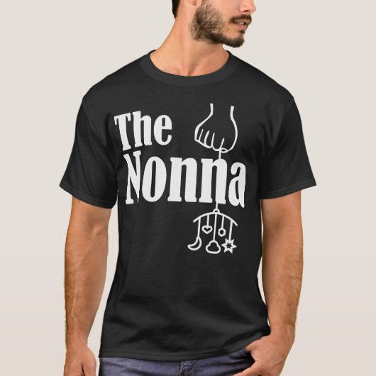 De nonna Italiaanse grootmoeder Funny Grandmoeder T-shirt (Voorkant)