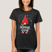 De Nonnie Gnome Matching Familie Groep Kerst P T-shirt (Voorkant)