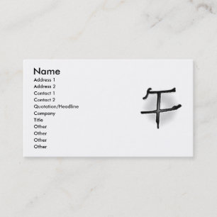 De Noon Horse-profielkaart Visitekaartje