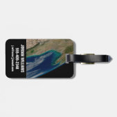 De noordelijke Golf van Mexico. Bagagelabel (Achterkant horizontaal)