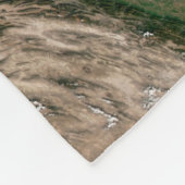 De noordelijke Golf van Mexico. Fleece Deken (Hoek)