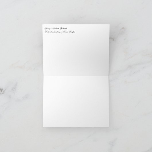 De noordelijke Goshawk Kaart van de Nota (Binnen)