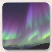 De noordelijke lichten | Noord-IJsland Bier Onderzetter (Voorkant)