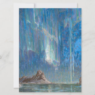 De noordelijke lichten uit Noord-Noorwegen (Aurora Kaart