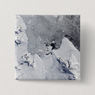 De noordelijke punt van Alexander Island Vierkante Button 5,1 Cm