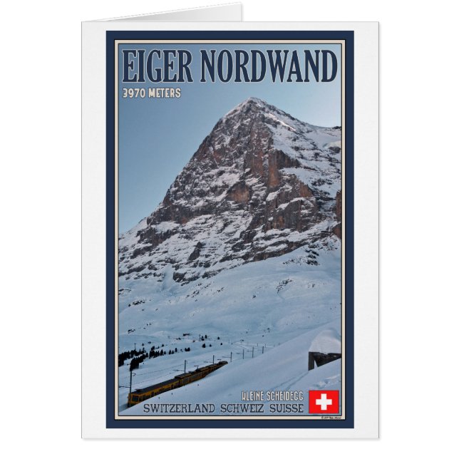 De noordmuur van de Eiger (Voorkant)