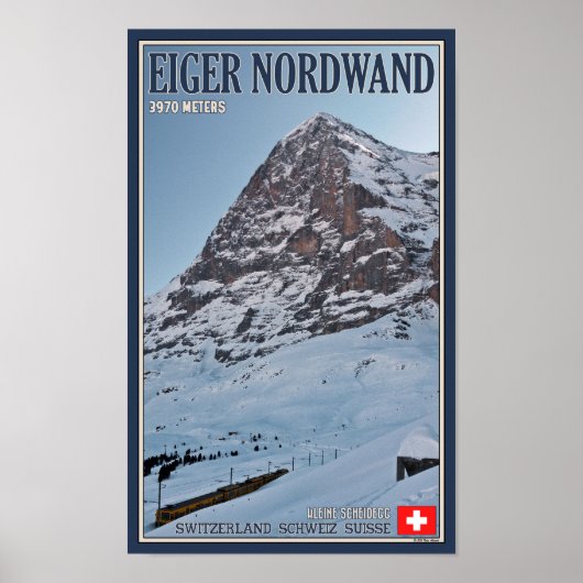 De noordmuur van de Eiger Poster (Voorkant)