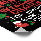 De Noordpool Correctional Weaponds laden zijn Pist Poster (Hoek)