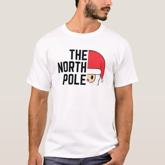 De Noordpool Kerstmis T-shirt (Voorkant)