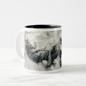 De Noordwestelijke Doorvaart 2 Tweekleurige Koffiemok (Voorkant links)