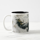 De Noordwestelijke Doorvaart 2 Tweekleurige Koffiemok (Links)