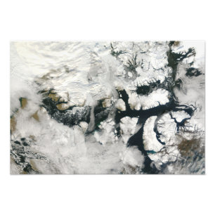 De noordwestpassage foto afdruk