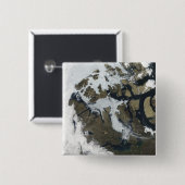 De noordwestpassage vierkante button 5,1 cm (Voorkant /achterkant)