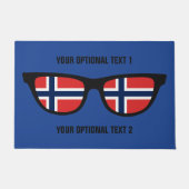 De Noorse matten van de de douanedeur van (Voorkant)