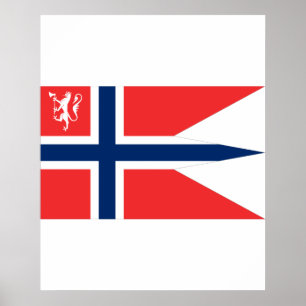 de Noorse minister van Defensie, Noorwegen Poster