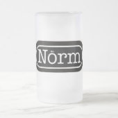 De Norm Logo Beer Mok (Center)