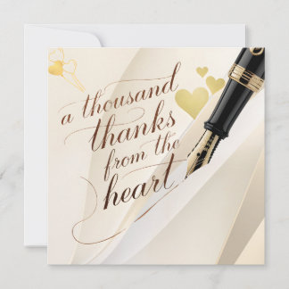 De nos coeurs à votre carte de remerciements