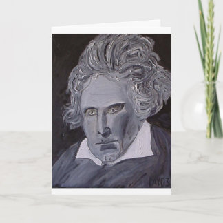 De notakaart van Beethoven Kaart