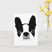 De notakaart van de boeman kaart (Gele Bloem)