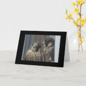 De notakaart van de valk kaart (Gele Bloem)