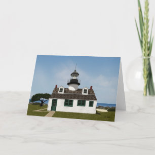 De notakaart van de vuurtoren kaart