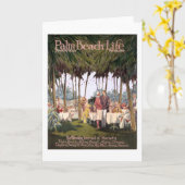 De notakaart van het Leven van het Palm Beach #7 Kaart (Gele Bloem)