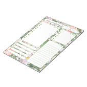 De  Nota's van de Planner van Rozen Dagelijkse en  Notitieblok (Schuin)