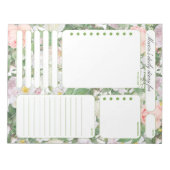 De  Nota's van de Planner van Rozen Dagelijkse en  Notitieblok (Voorkant)