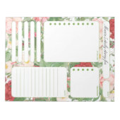 De  Nota's van de Planner van Rozen Dagelijkse en  Notitieblok (Voorkant)