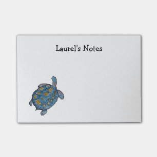 De Nota's van de post-it met de Schildpad van de Post-it® Notes