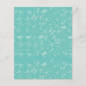 De Nota's van het Patroon van de wetenschap Pictog (Achterkant)