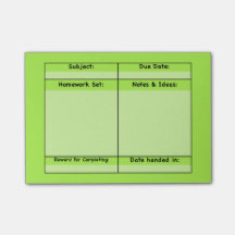 De Nota's van het Project van het huis Post-het