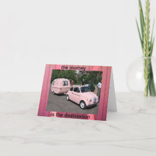 DE NOTECARD-REIS IS DE BESTEMMING KAART