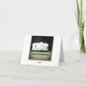 DE NOTECARD-REIS IS DE BESTEMMING KAART (Achterkant)