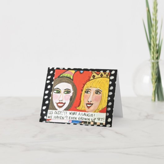 DE NOTECARD-V.S. OUD? GEEN MANIER! KAART (Voorkant)