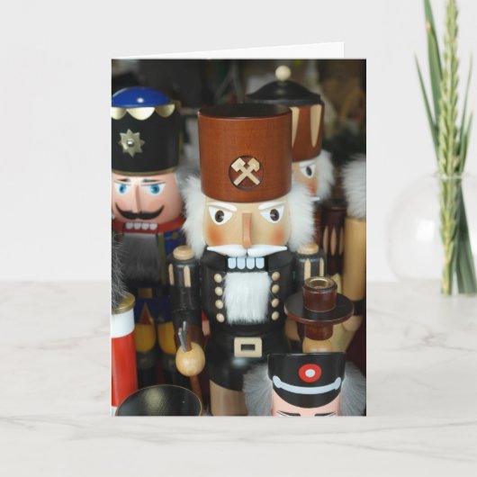 De Notekrakers van Kerstmis Feestdagen Kaart (Voorkant)