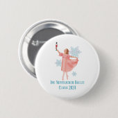 De Notenkraker 2024 - Clara Ronde Button 5,7 Cm (Voorkant /achterkant)