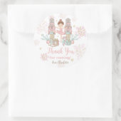 De Notenkraker Ballet Blush Roze Kerst Favoriet Ronde Sticker (Tas)
