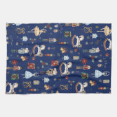 De Notenkraker Kerst Ballet  Navy Blue Theedoek (Horizontaal)