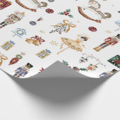 De Notenkraker Kerst Ballet Waterverf Cadeaupapier (Hoek)