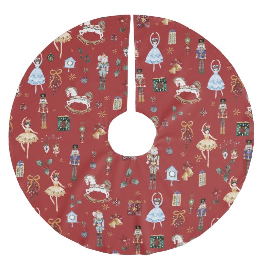 De Notenkraker Kerst Ballet  Waterverf Kerstboom Rok (Voorkant)