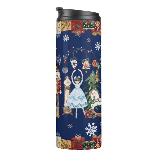 De Notenkraker Kerst Ballet  Waterverf Thermosbeker (Geroteerd rechts)