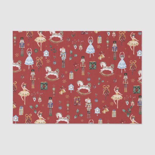 De Notenkraker Kerst Ballet  Waterverf Tissuepapier (Voorkant)