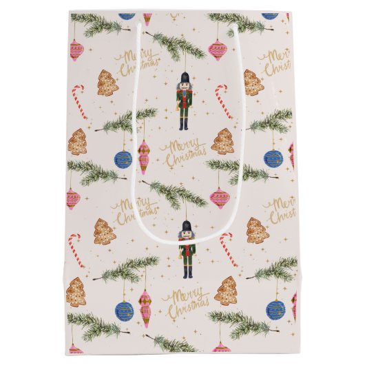 De notenkraker, roze medium cadeauzakje (Achterkant)