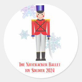 De Notenkraker Speelgoed Soldaat 2024 Ronde Sticker