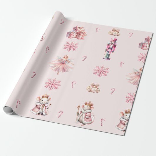 De Notenkraker Suite Kerst Ballet Dance Cadeaupapier (Uitgerold)