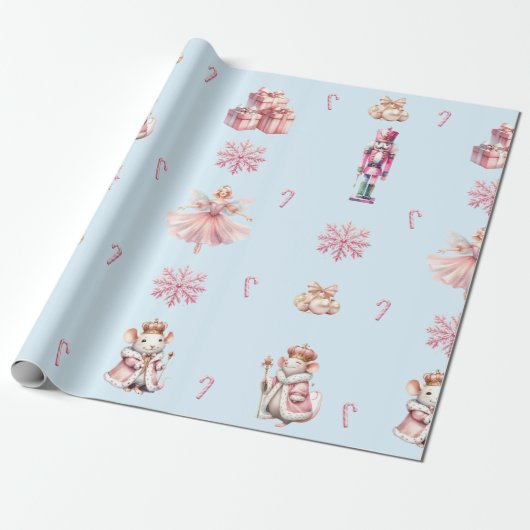 De Notenkraker Suite Kerst Ballet Dance Cadeaupapier (Uitgerold)