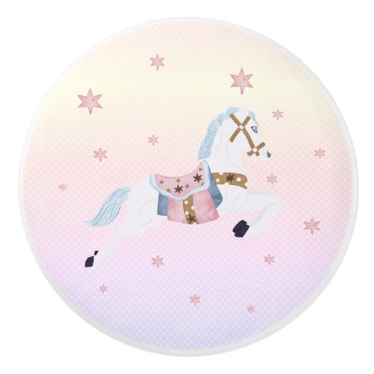 De Notenkraker Suite - Paard Keramische Knop (Voorkant)